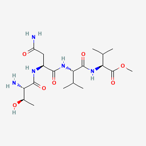 Chemical structure of Eglin c (60-63)-methyl ester