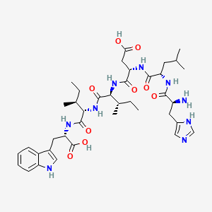 Chemical structure of Endothelin (16-21)