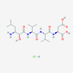 Chemical structure of Epiamastatin · HCl
