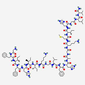 Chemical structure of Epinecidin-1