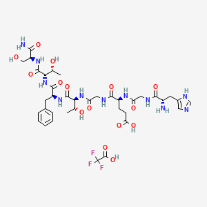 Chemical structure of Exendin-4 (1-8)