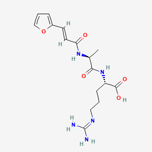 Chemical structure of FA-Ala-Arg-OH