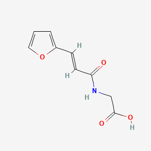 Chemical structure of FA-Gly-OH