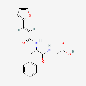 Chemical structure of FA-Phe-Ala-OH