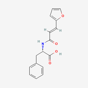 Chemical structure of FA-Phe-OH