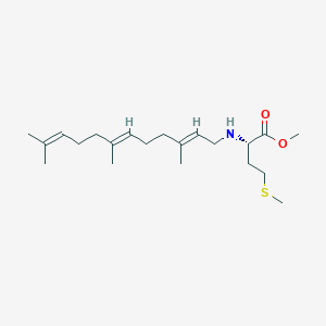 Chemical structure of Farnesyl-Met-OMe