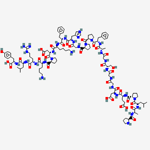 Chemical structure of FGF basic (1-24) (human, bovine)