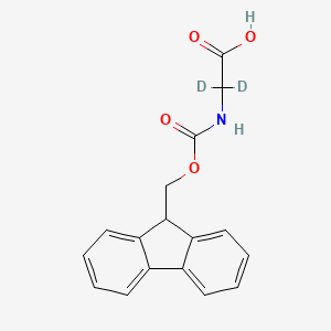Chemical structure of Fmoc-[D₂]Gly-OH