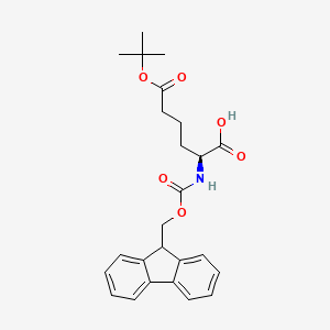 Chemical structure of Fmoc-Aad(OtBu)-OH