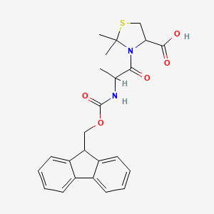 Chemical structure of Fmoc-Ala-Cys(Psi(Me,Me)pro)-OH