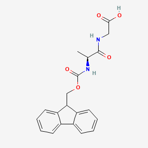 Chemical structure of Fmoc-Ala-Gly-OH