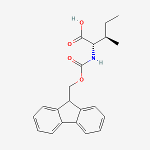 Chemical structure of Fmoc-allo-Ile-OH