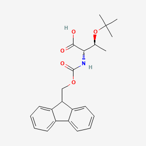 Chemical structure of Fmoc-allo-Thr(tBu)-OH