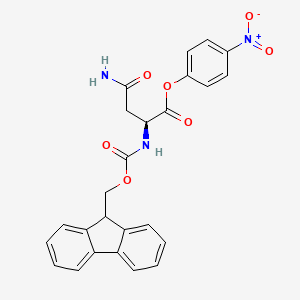 Chemical structure of Fmoc-Asn-ONp