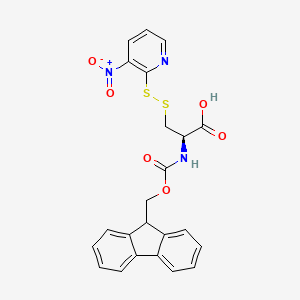 Chemical structure of Fmoc-Cys(NPys)-OH
