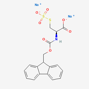 Chemical structure of Fmoc-S-sulfo-L-cysteine disodium
