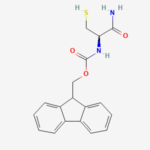 Chemical structure of Fmoc-Cys-NH₂