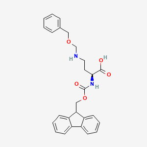 Chemical structure of Fmoc-Dab(Z)-OH