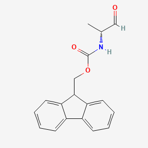 Chemical structure of Fmoc-D-Ala-aldehyde
