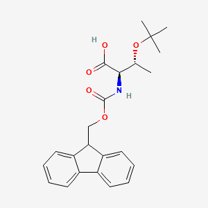 Chemical structure of Fmoc-D-allo-Thr(tBu)-OH