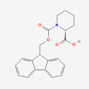 Chemical structure of Fmoc-D-Homopro-OH
