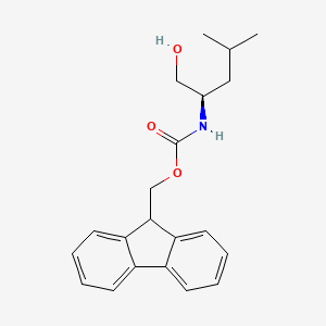 Chemical structure of Fmoc-D-leucinol