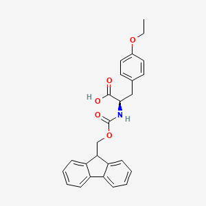 Chemical structure of Fmoc-D-Tyr(Et)-OH