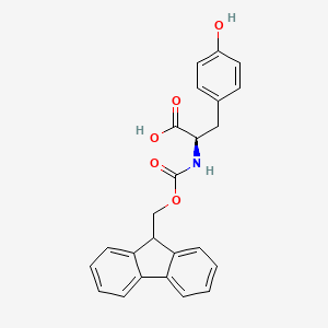 Chemical structure of Fmoc-D-Tyr-OH