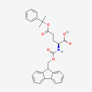 Chemical structure of Fmoc-L-Glu(2-phenylisopropyloxy)-OH