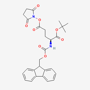 Chemical structure of Fmoc-Glu(OSu)-OtBu