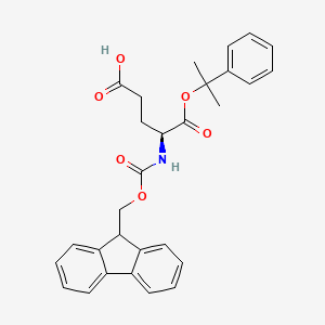 Chemical structure of Fmoc-Glu-2-phenylisopropyl ester