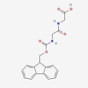 Chemical structure of Fmoc-Gly-Gly-OH