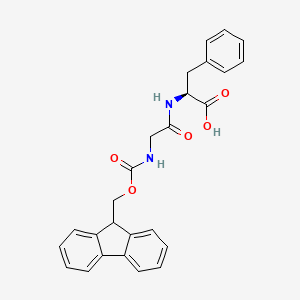 Chemical structure of Fmoc-Gly-Phe-OH