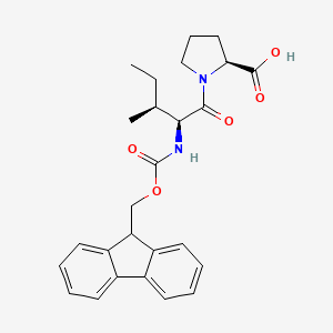 Chemical structure of Fmoc-Ile-Pro-OH