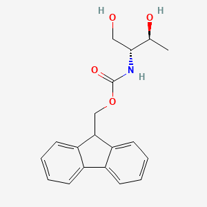 Chemical structure of Fmoc-L-allo-threoninol
