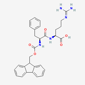 Chemical structure of Fmoc-Phe-Arg-OH
