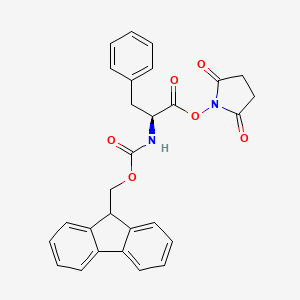 Chemical structure of Fmoc-Phe-OSu