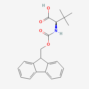 Chemical structure of Fmoc-tBu-D-Gly-OH