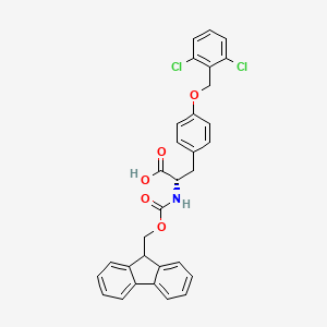 Chemical structure of Fmoc-Tyr(2,6-dichloro-Bzl)-OH