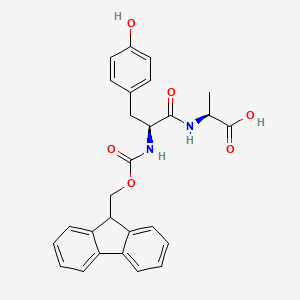 Chemical structure of Fmoc-Tyr-Ala-OH