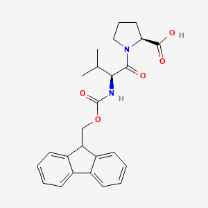 Chemical structure of Fmoc-Val-Pro-OH