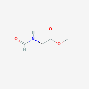 Chemical structure of For-Ala-OMe