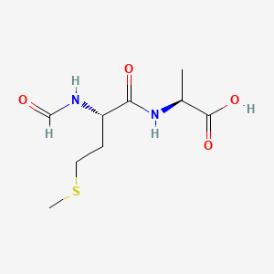 Chemical structure of For-Met-Ala-OH
