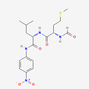 Chemical structure of For-Met-Leu-pNA