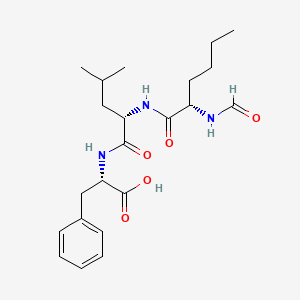Chemical structure of For-Nle-Leu-Phe-OH