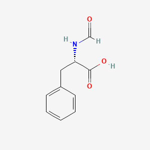 Chemical structure of For-Phe-OH