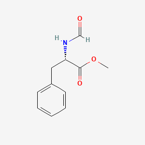 Chemical structure of For-Phe-OMe