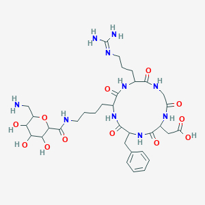 Chemical structure of Galacto-RGD