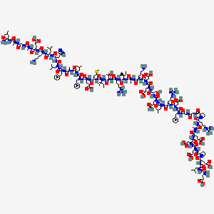 Chemical structure of Galanin Message Associated Peptide (1-41) amide