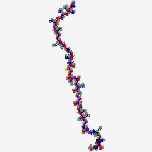 Chemical structure of Galanin-Like Peptide (human)